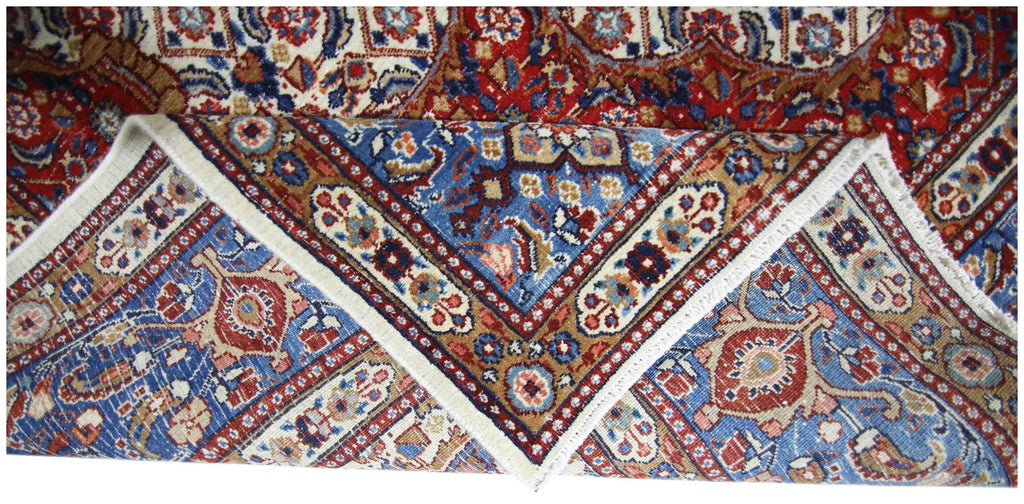 Handmade Vintage Persian Moud Rug | 361 x 260 cm | 11'10" x 8'6" - Najaf Rugs & Textile