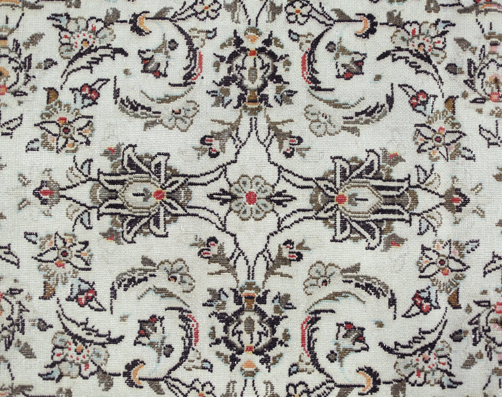 Handmade Vintage Persian Nain Hallway Runner | 485 x 95 cm | 15'10" x 3'1" - Najaf Rugs & Textile