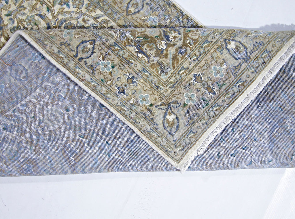 Handmade Vintage Persian Nain Rug | 128 x 75 cm | 4'2" x 2'5" - Najaf Rugs & Textile