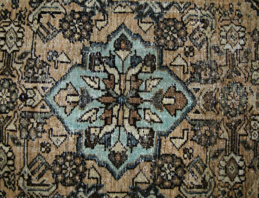 Handmade Vintage Persian Rug | 120 x 71 cm | 3'11" x 2'4" - Najaf Rugs & Textile