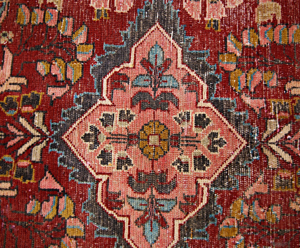 Handmade Vintage Persian Rug | 141 x 193 cm | 4'7" x 3'4" - Najaf Rugs & Textile