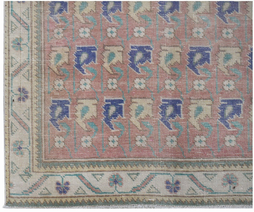 Handmade Vintage Persian Rug | 145 x 91 cm | 4'9" x 3' - Najaf Rugs & Textile