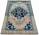 Handmade Vintage Persian Rug | 148 x 98 cm | 4'10" x 3'3" - Najaf Rugs & Textile