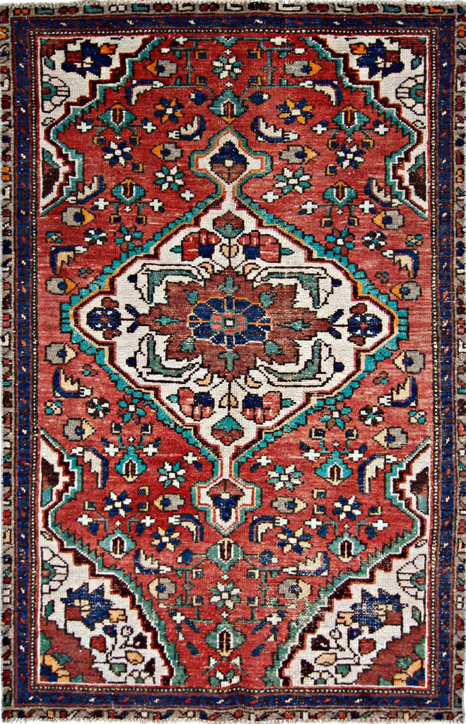 Handmade Vintage Persian Rug | 151 x 95 cm | 5' x 3'2" - Najaf Rugs & Textile