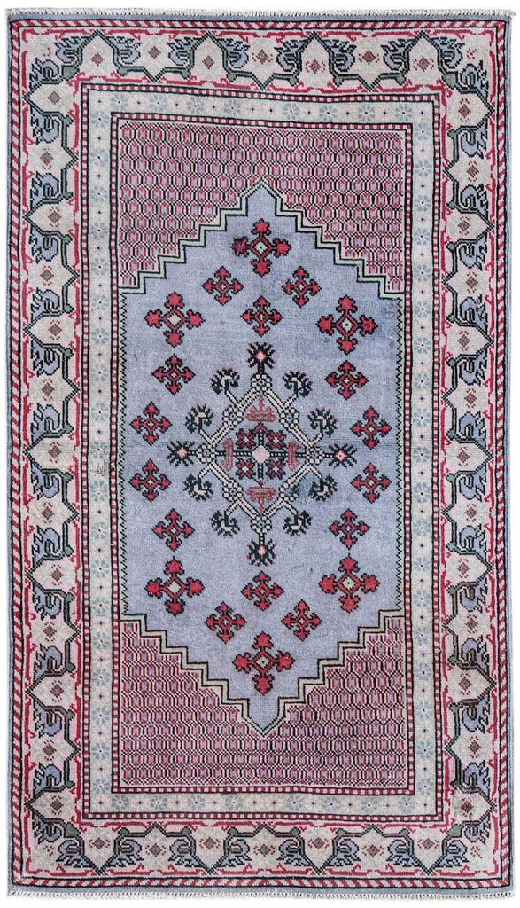 Handmade Vintage Persian Rug | 154 x 88 cm | 5'1" x 2'10" - Najaf Rugs & Textile