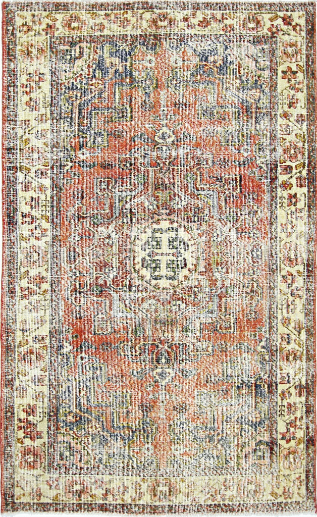 Handmade Vintage Persian Rug | 154 x 93 cm | 5'1" x 3'1" - Najaf Rugs & Textile