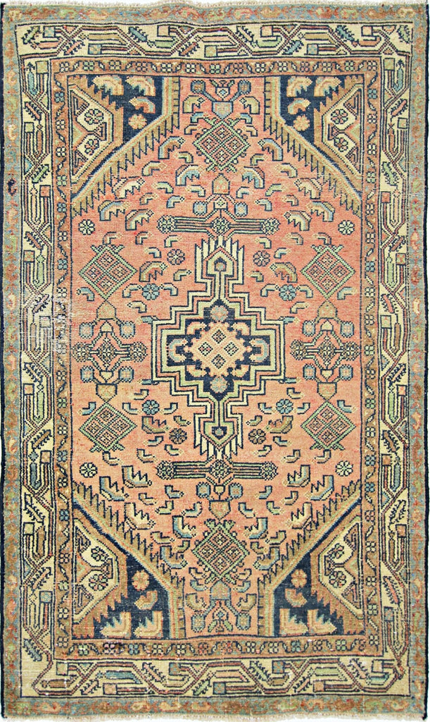 Handmade Vintage Persian Rug | 167 x 100 cm | 5'6" x 3'3" - Najaf Rugs & Textile