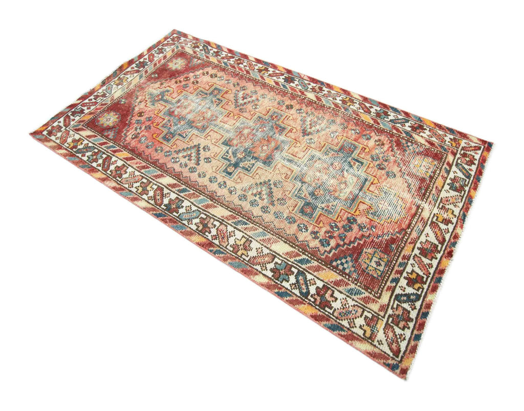 Handmade Vintage Persian Rug | 181 x 98 cm | 5'11" x 3'2" - Najaf Rugs & Textile