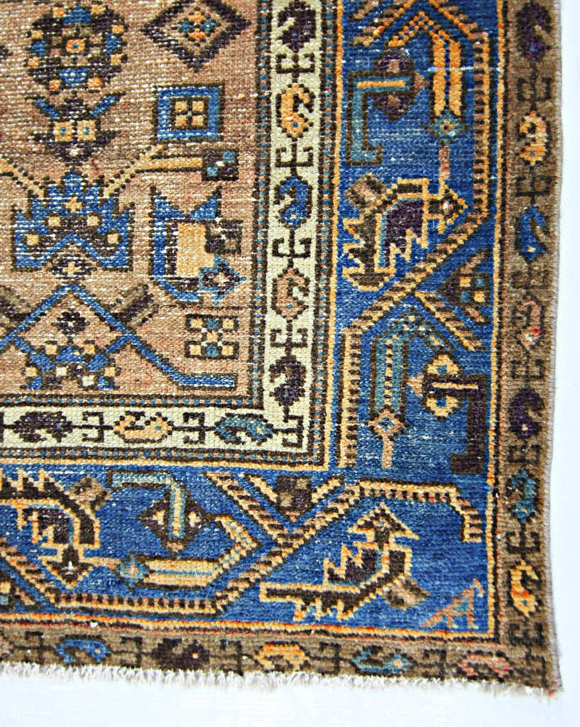 Handmade Vintage Persian Rug | 189 x 132 cm | 6'2" x 4'4" - Najaf Rugs & Textile