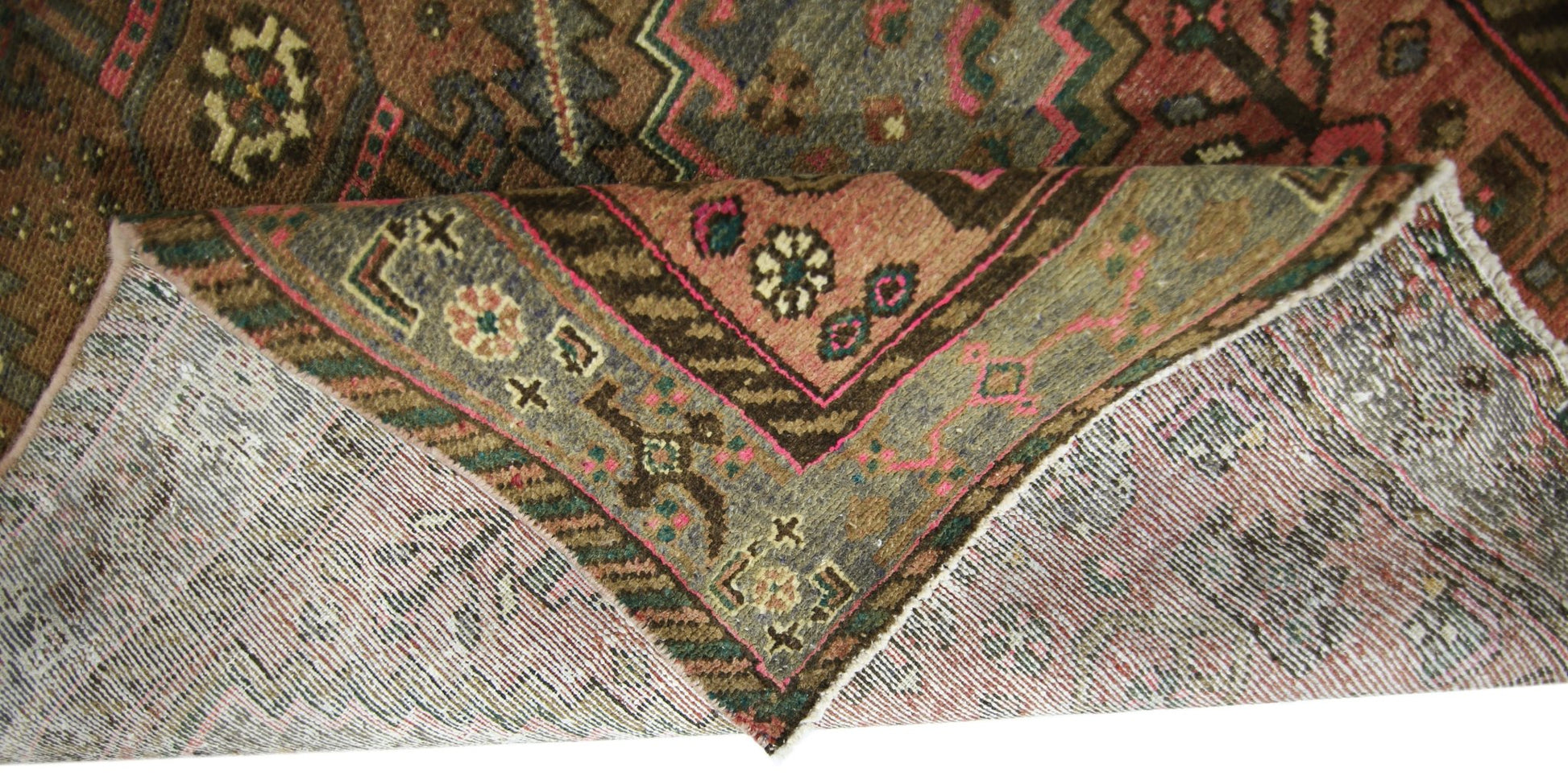 Handmade Vintage Persian Rug | 192 x 124 cm | 6'3" x 4'1" - Najaf Rugs & Textile