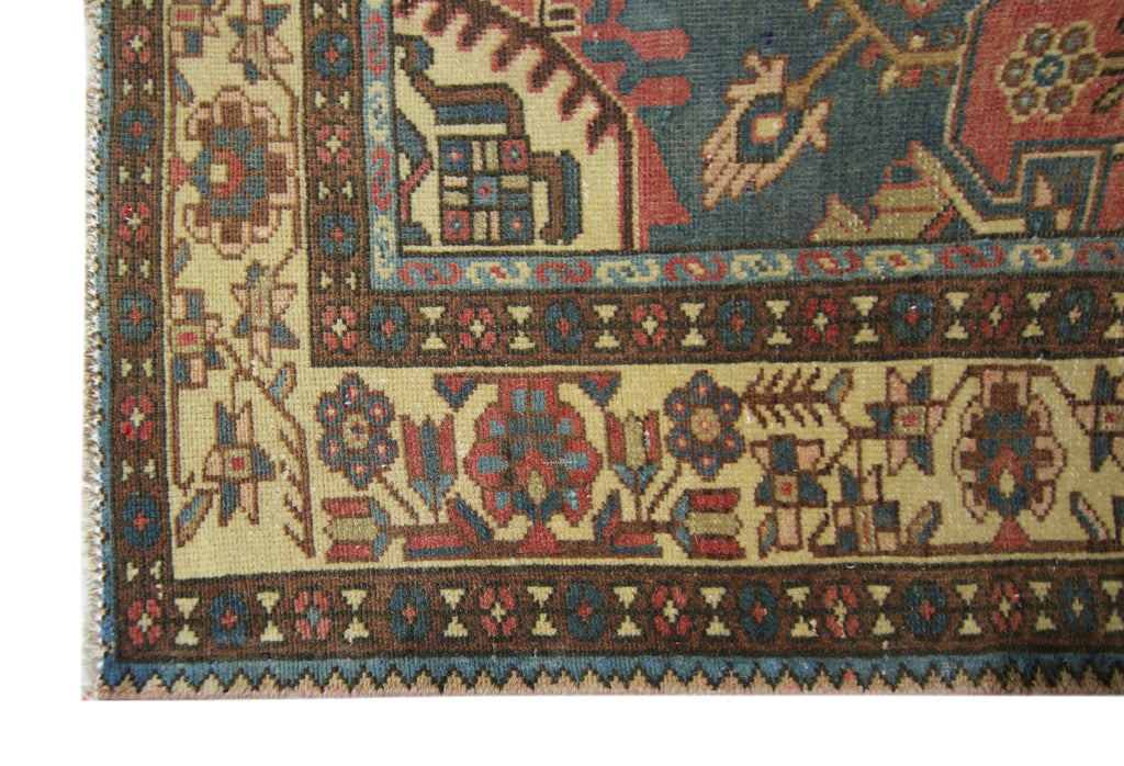 Handmade Vintage Persian Rug | 193 x 134 cm | 6'4" x 4'5" - Najaf Rugs & Textile