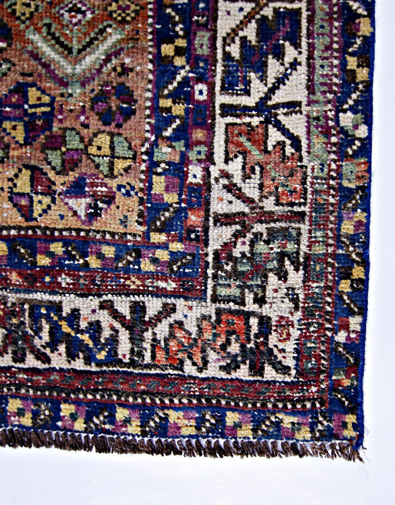 Handmade Vintage Persian Rug | 194 x 148 cm | 6'4" x 4'10" - Najaf Rugs & Textile