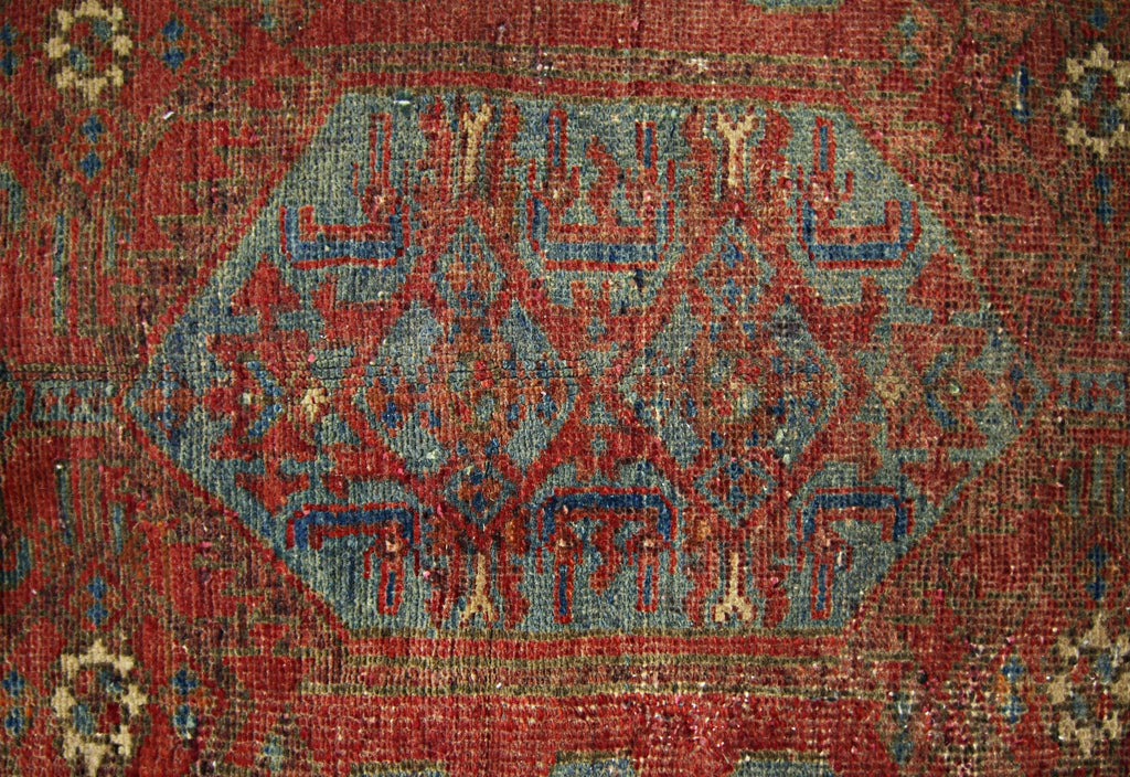 Handmade Vintage Persian Rug | 196 x 99 cm | 6'5" x 3'3" - Najaf Rugs & Textile