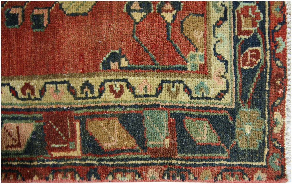 Handmade Vintage Persian Rug | 197 x 98 cm | 6'5" x 3'3" - Najaf Rugs & Textile