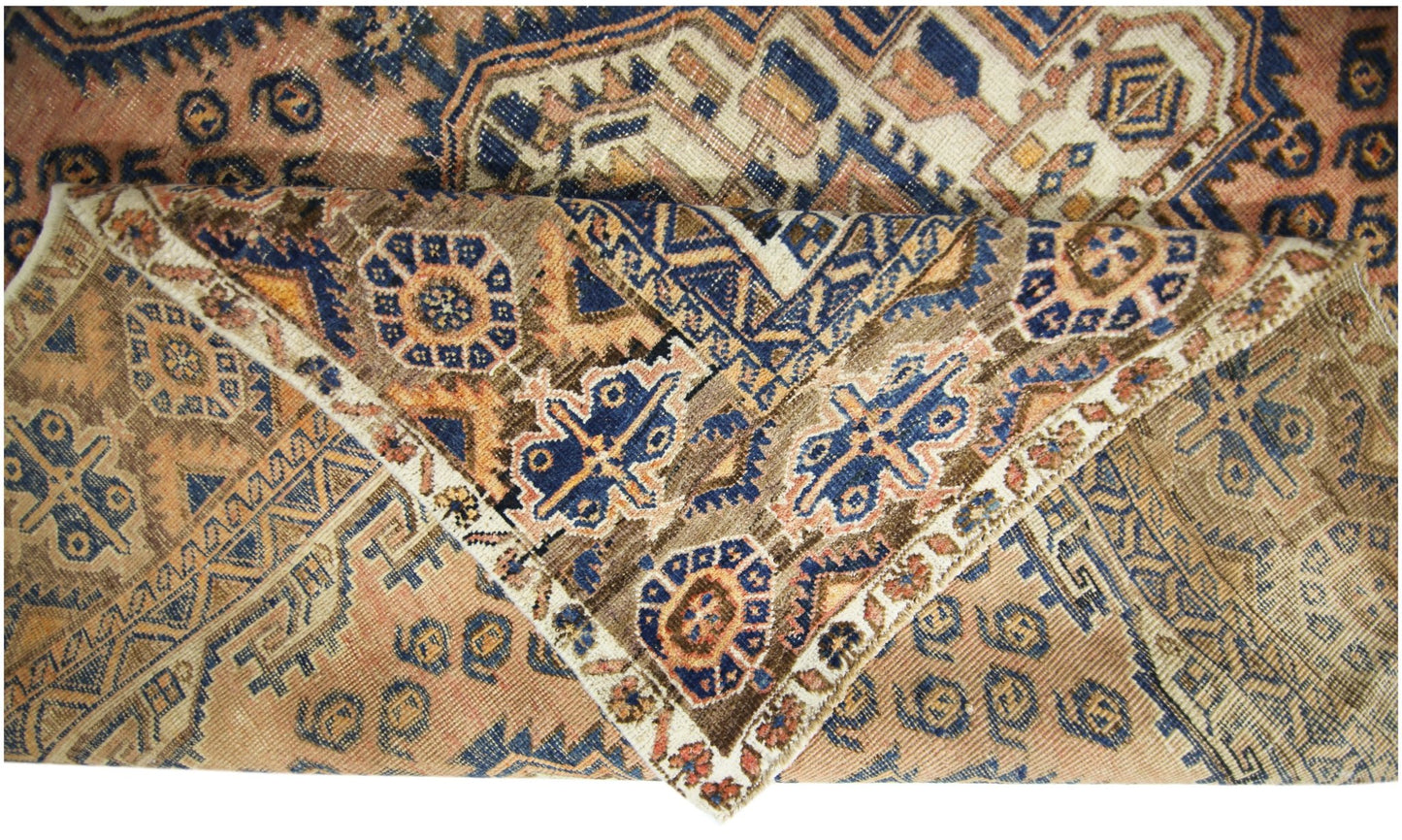 Handmade Vintage Persian Rug | 198 x 153 cm | 6'6" x 5' - Najaf Rugs & Textile