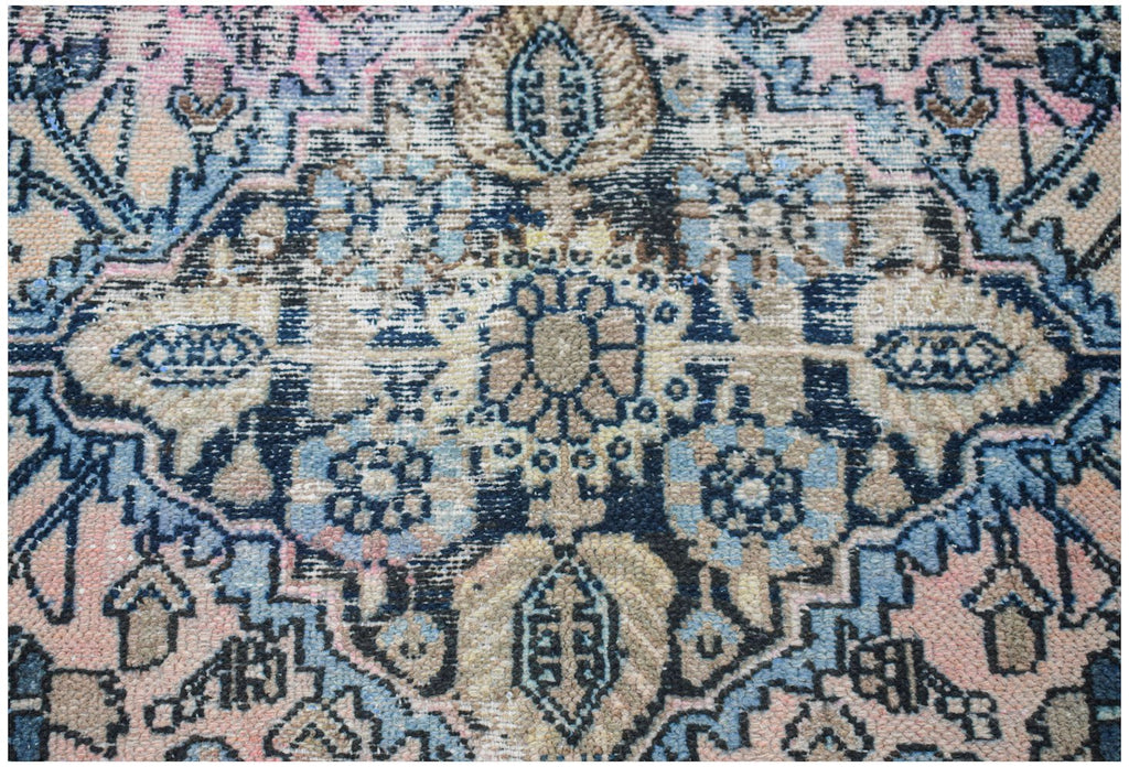 Handmade Vintage Persian Rug | 199 x 126 cm | 6'7" x 4'2" - Najaf Rugs & Textile