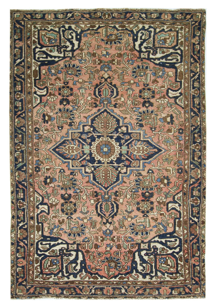 Handmade Vintage Persian Rug | 200 x 125 cm | 6'7" x 4'1" - Najaf Rugs & Textile