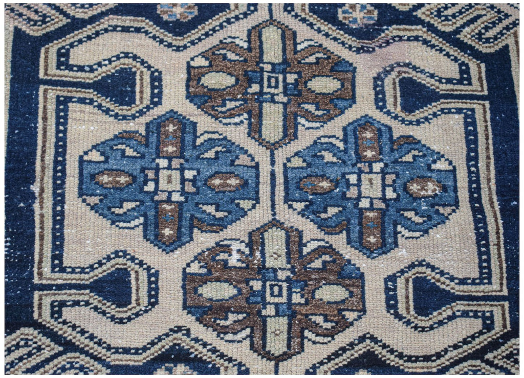 Handmade Vintage Persian Rug | 201 x 116 cm | 6'7" x 3'10" - Najaf Rugs & Textile