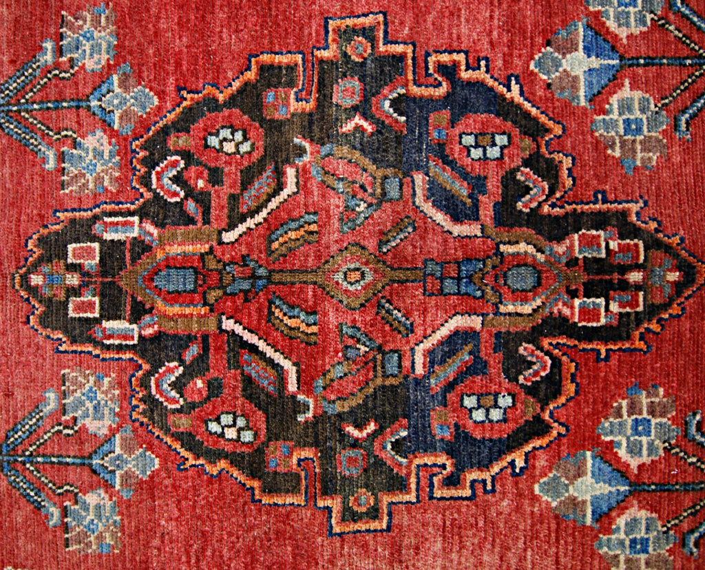 Handmade Vintage Persian Rug | 201 x 124 cm | 6'7" x 4'1" - Najaf Rugs & Textile