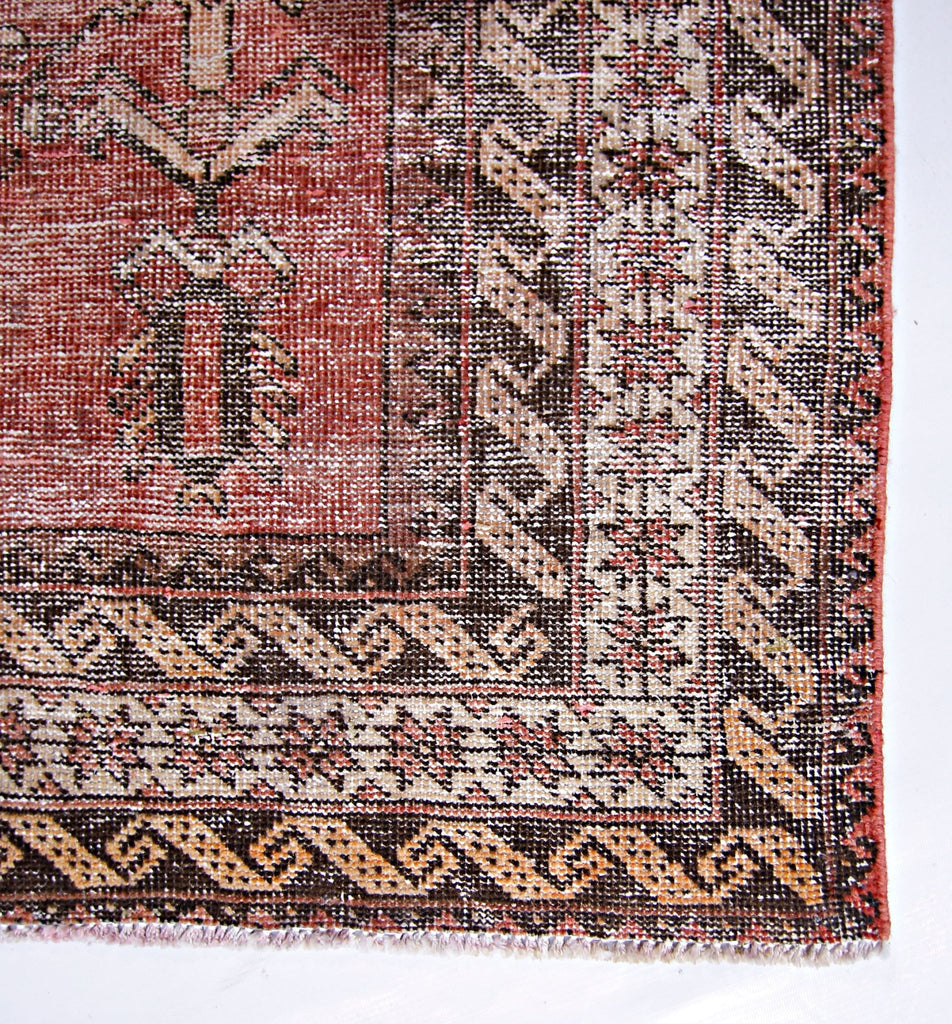 Handmade Vintage Persian Rug | 201 x 132 cm | 6'7" x 4'4" - Najaf Rugs & Textile