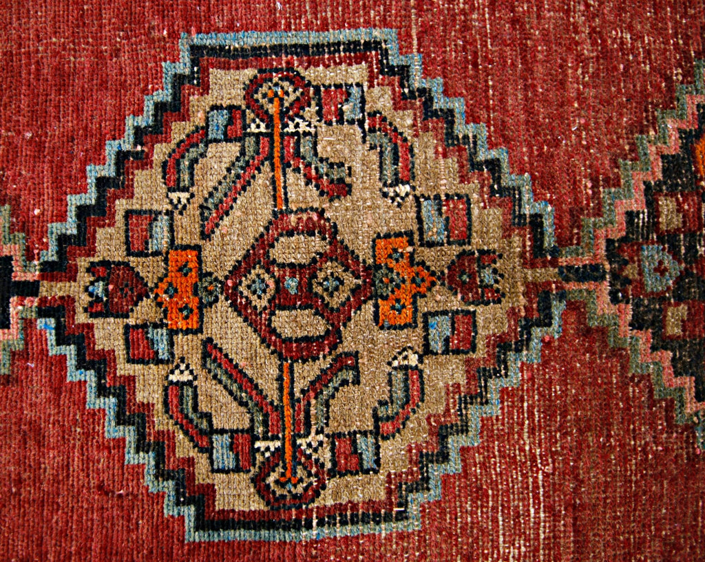 Handmade Vintage Persian Rug | 205 x 102 cm | 6'9" x 3'4" - Najaf Rugs & Textile