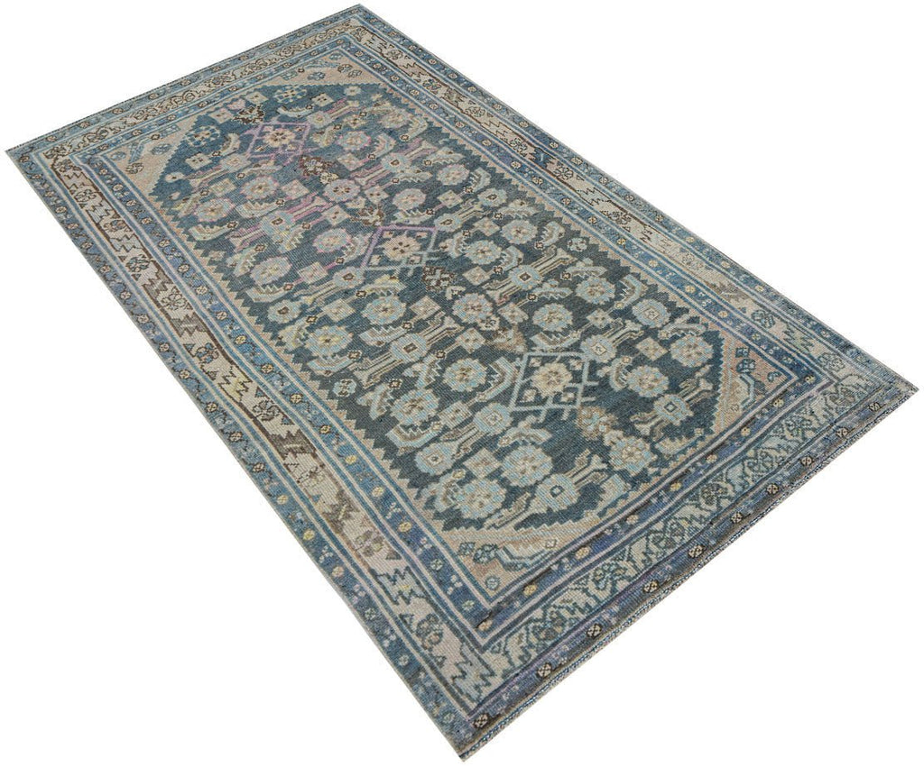 Handmade Vintage Persian Rug | 206 x 118 cm | 6'9" x 3'10" - Najaf Rugs & Textile