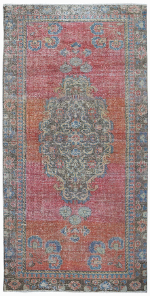 Handmade Vintage Persian Rug | 208 x 101 cm | 6'10" x 3'4" - Najaf Rugs & Textile