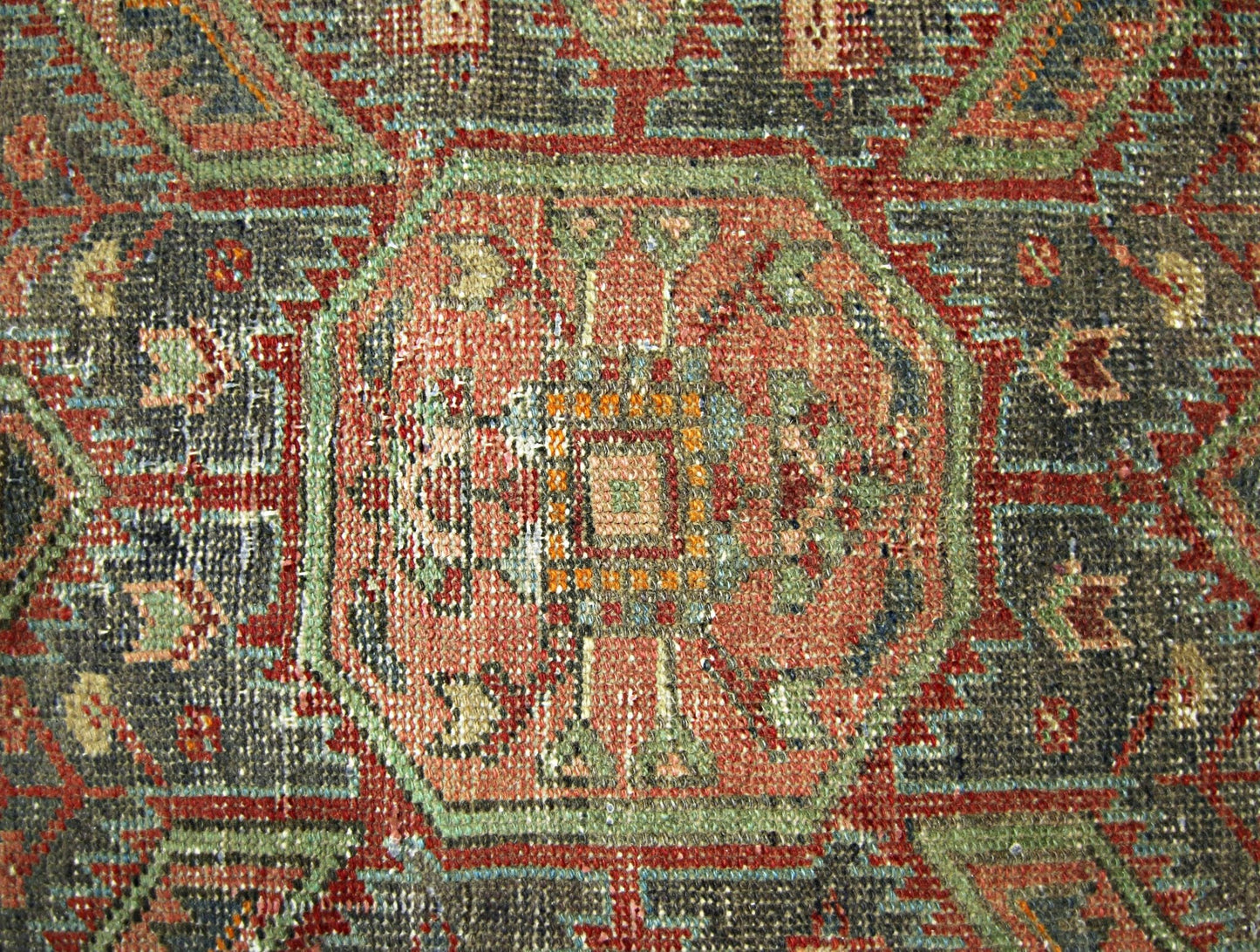 Handmade Vintage Persian Rug | 211 x 123 cm | 6'11" x 4' - Najaf Rugs & Textile