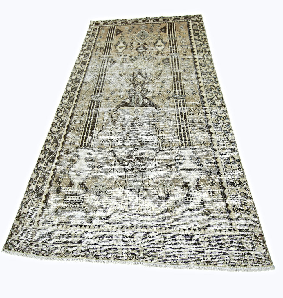 Handmade Vintage Persian Rug | 211 x 127 cm | 6'11" x 4'2" - Najaf Rugs & Textile