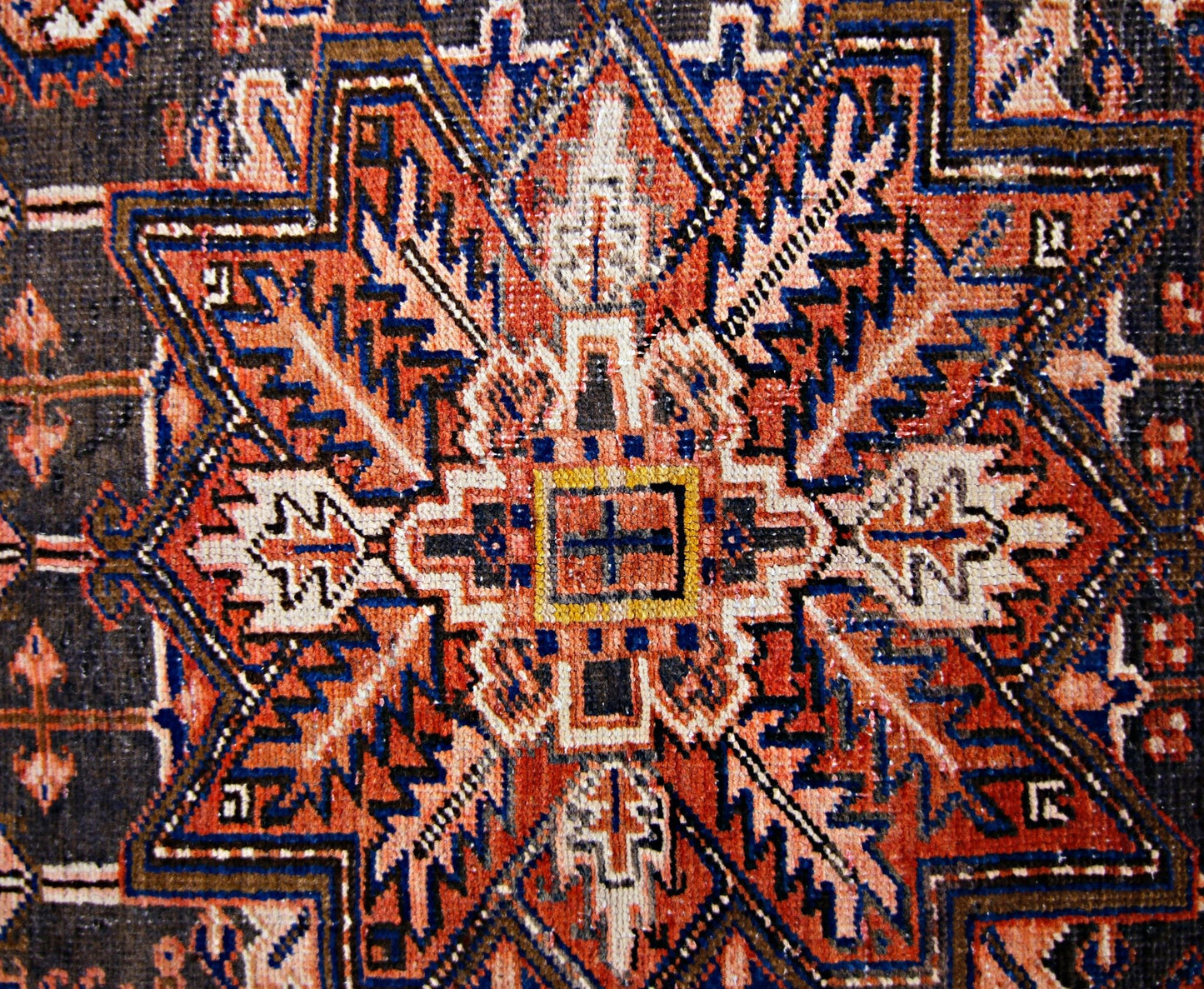 Handmade Vintage Persian Rug | 212 x 136 cm | 7' x 4'5" - Najaf Rugs & Textile