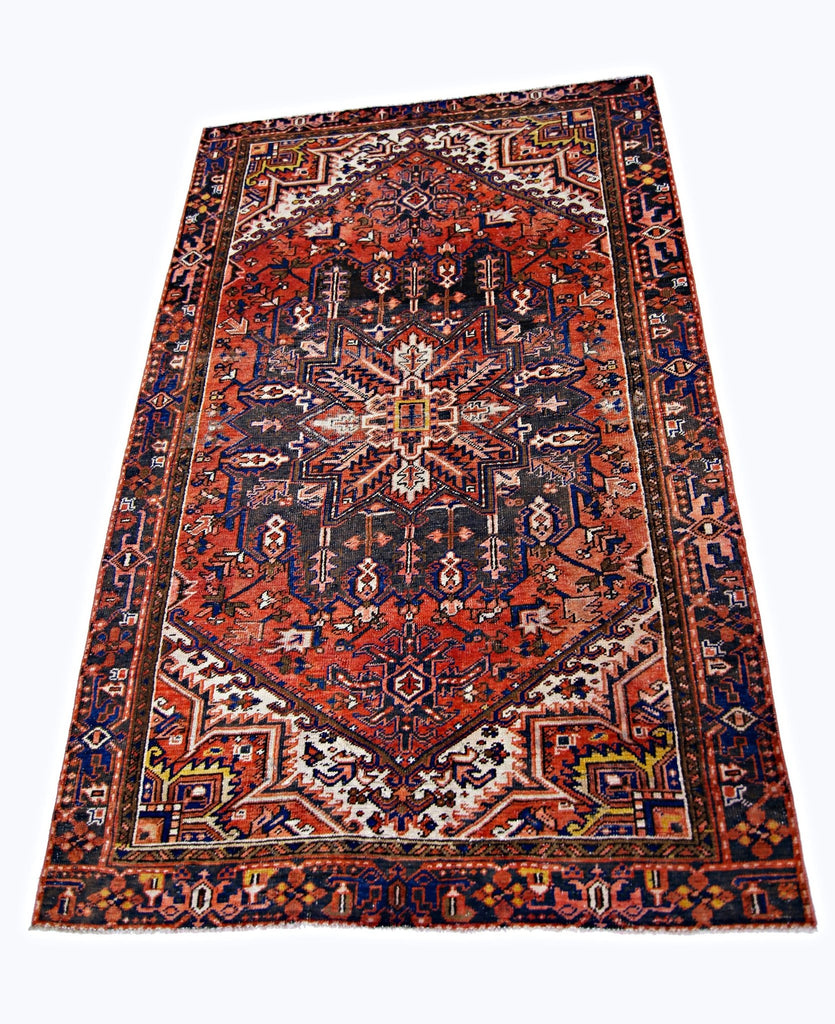 Handmade Vintage Persian Rug | 212 x 136 cm | 7' x 4'5" - Najaf Rugs & Textile