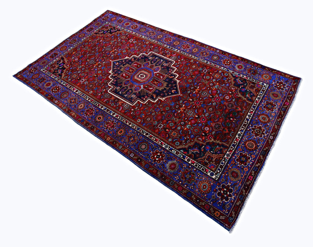 Handmade Vintage Persian Rug | 222 x 131 cm | 7'3" x 4'4" - Najaf Rugs & Textile