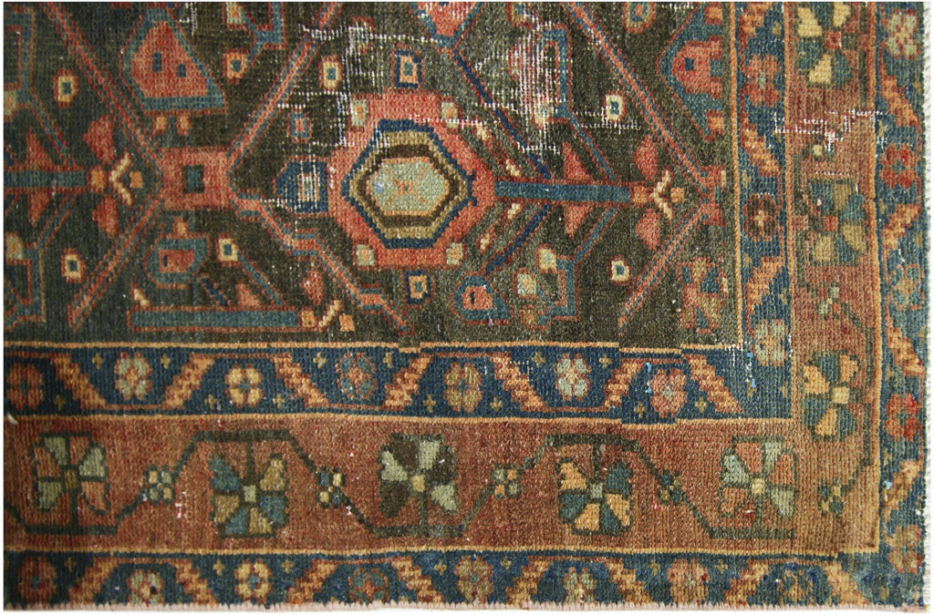 Handmade Vintage Persian Rug | 226 x 122 cm | 7'5" x 4' - Najaf Rugs & Textile
