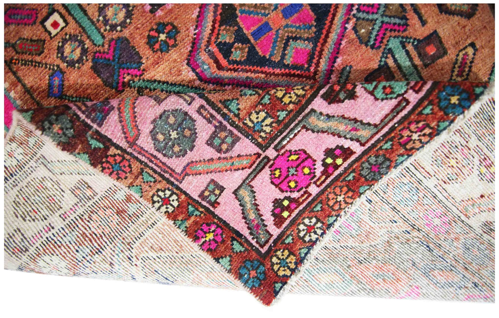 Handmade Vintage Persian Rug | 253 x 146 cm | 8'4" x 4'9" - Najaf Rugs & Textile