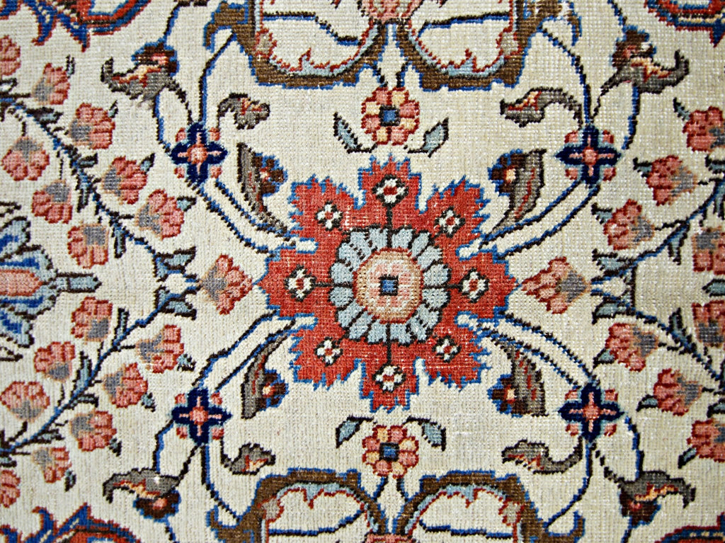 Handmade Vintage Persian Rug | 256 x 151 cm | 8'5" x 5' - Najaf Rugs & Textile