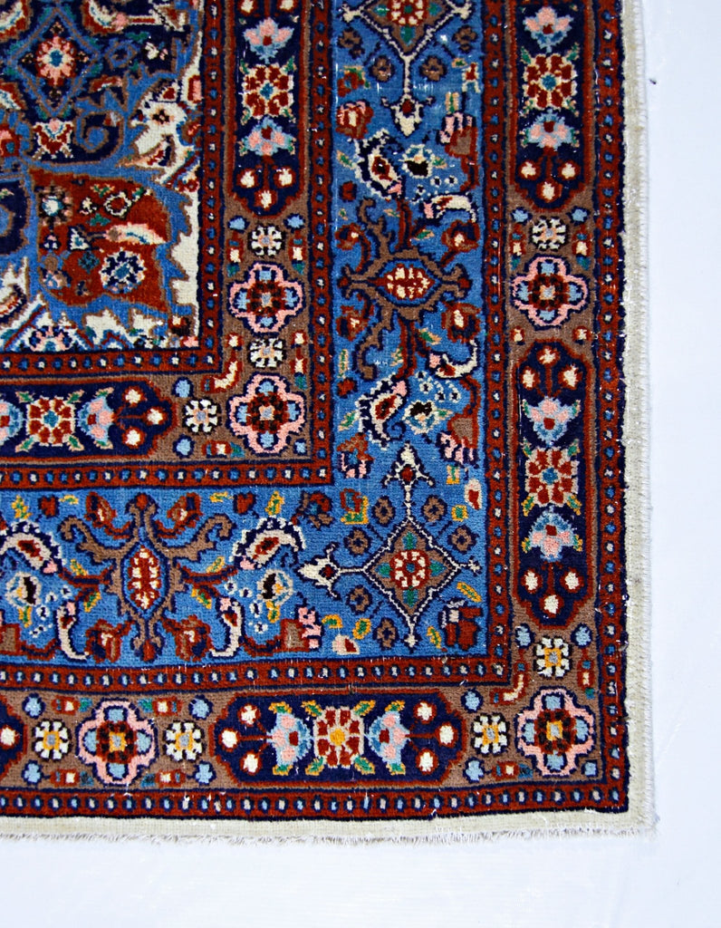 Handmade Vintage Persian Rug | 262 x 142 cm | 8'7" x 4'8" - Najaf Rugs & Textile