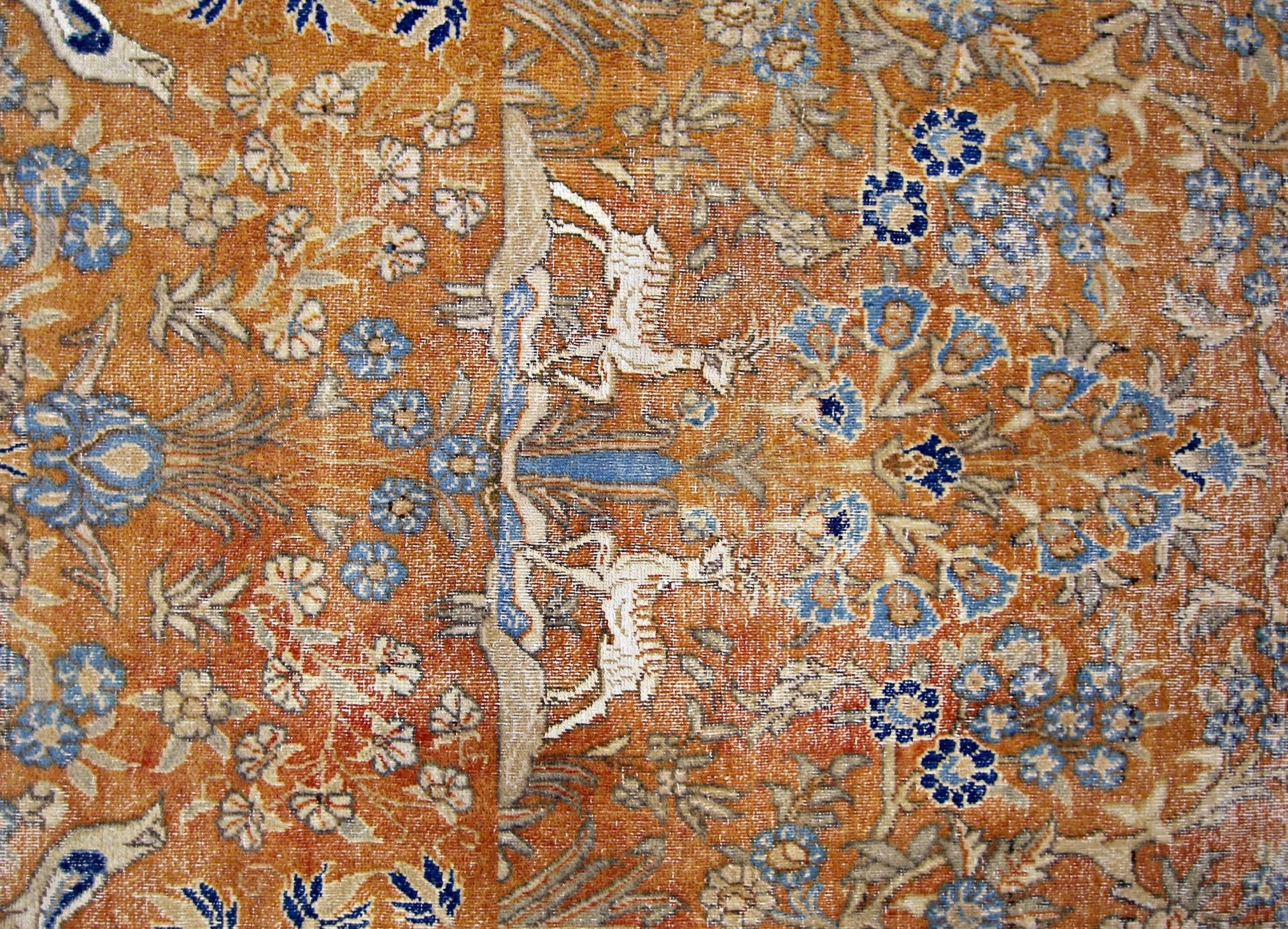 Handmade Vintage Persian Rug | 268 x 162 cm | 8'9" x 5'4" - Najaf Rugs & Textile