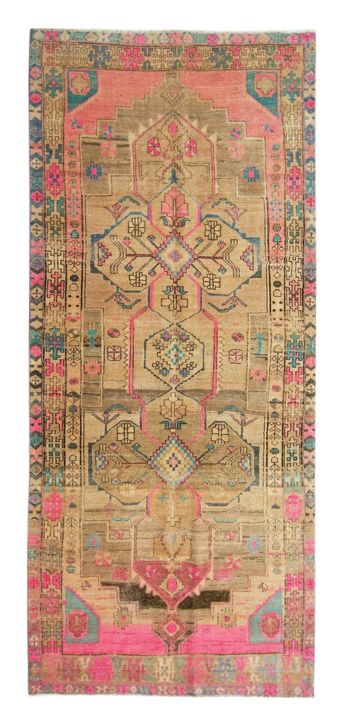Handmade Vintage Persian Rug | 271 x 115 cm | 8'11" x 3'9" - Najaf Rugs & Textile