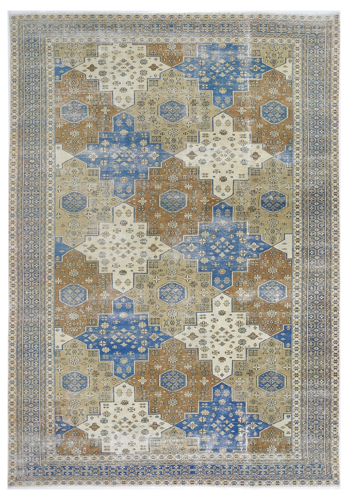 Handmade Vintage Persian Rug | 272 x 182 cm | 8'11" x 6' - Najaf Rugs & Textile