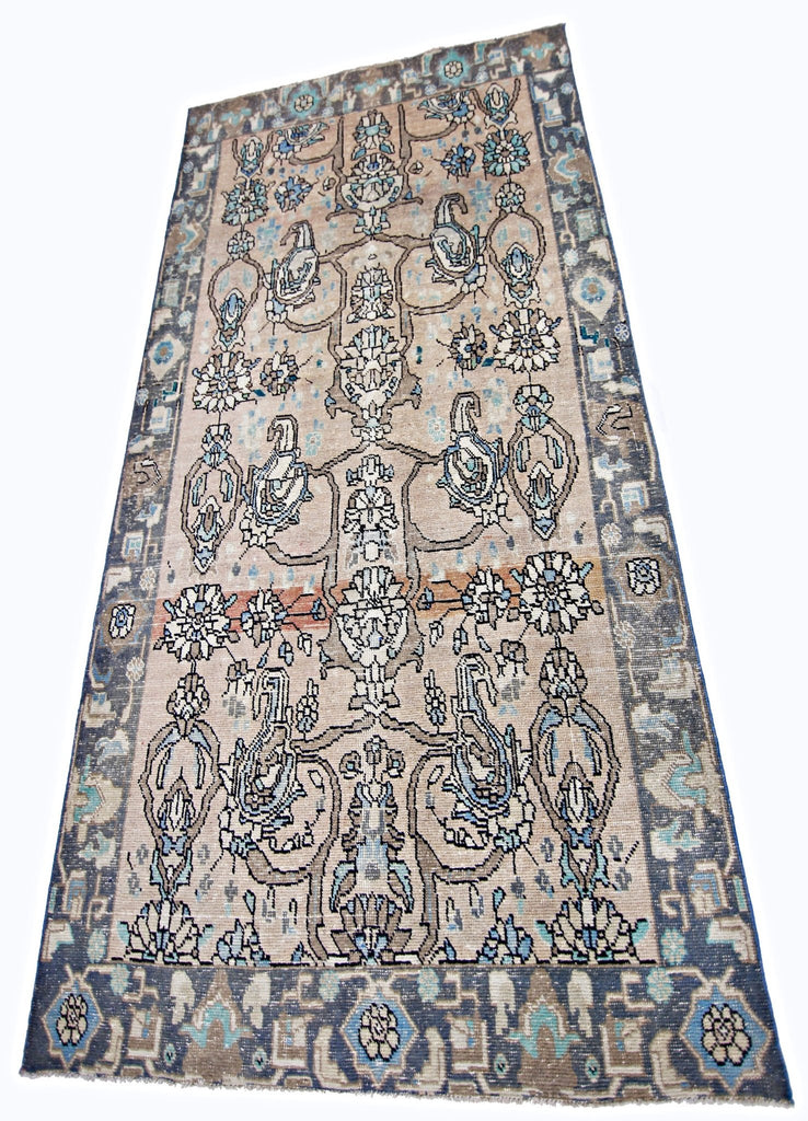 Handmade Vintage Persian Rug | 275 x 133 cm | 9' x 4'4" - Najaf Rugs & Textile