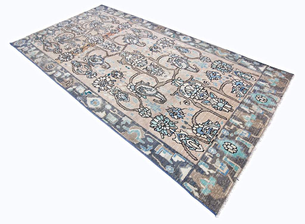 Handmade Vintage Persian Rug | 275 x 133 cm | 9' x 4'4" - Najaf Rugs & Textile