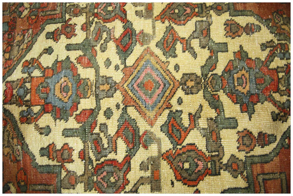 Handmade Vintage Persian Rug | 275 x 187 cm | 9' x 6'2" - Najaf Rugs & Textile
