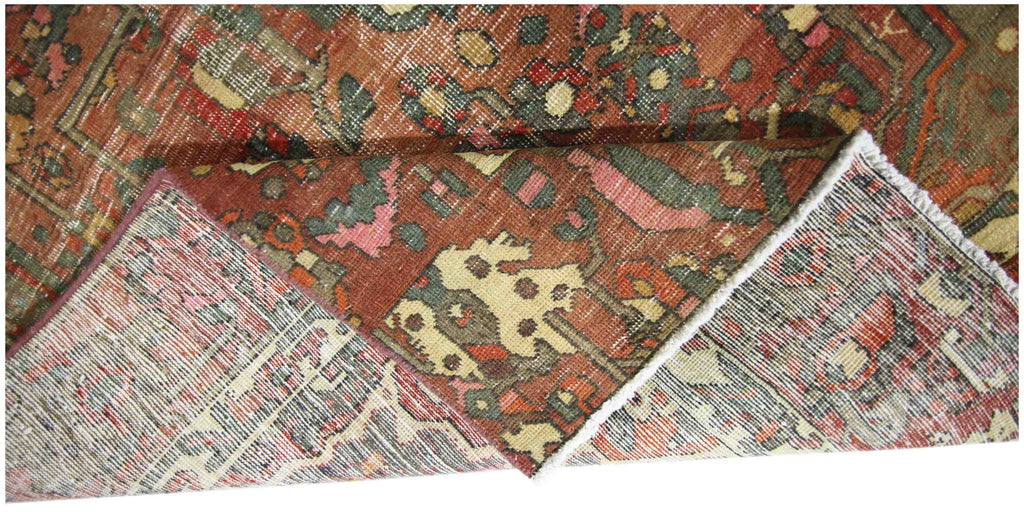 Handmade Vintage Persian Rug | 275 x 187 cm | 9' x 6'2" - Najaf Rugs & Textile