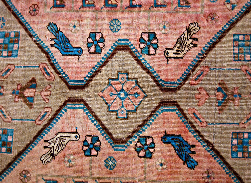 Handmade Vintage Persian Rug | 281 x 154 cm | 9'3" x 5' - Najaf Rugs & Textile