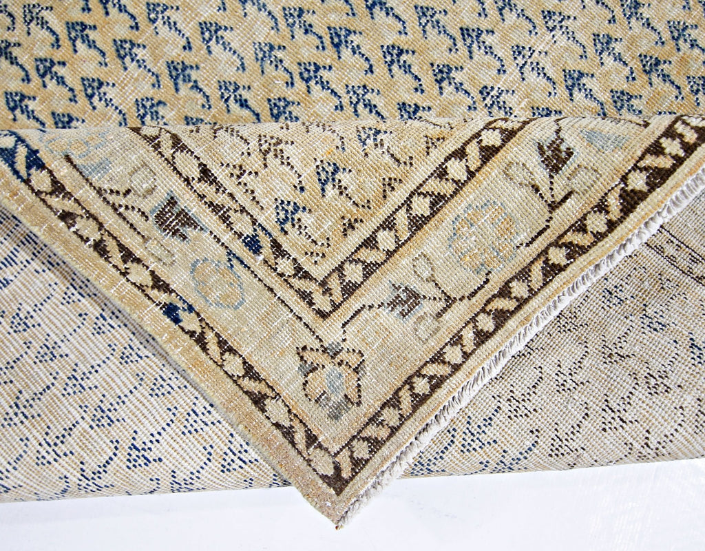 Handmade Vintage Persian Rug | 283 x 132 cm | 9'3" x 4'4" - Najaf Rugs & Textile