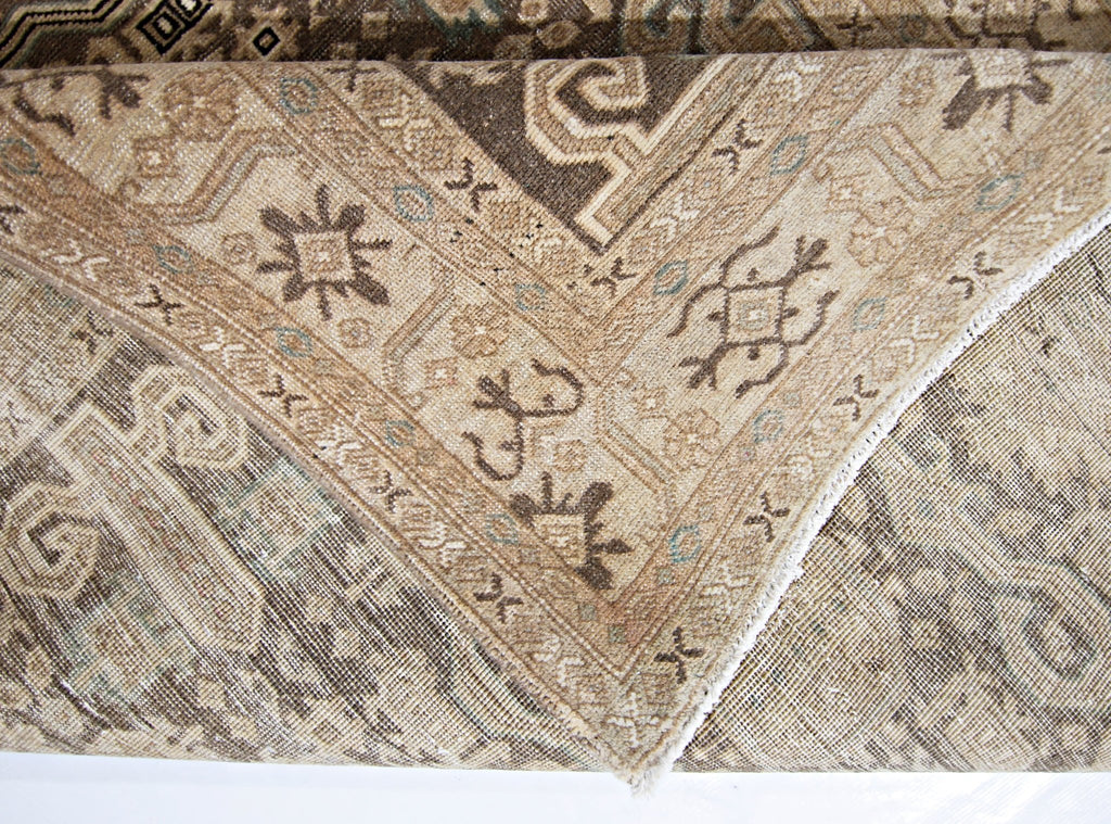 Handmade Vintage Persian Rug | 287 x 132 cm | 9'5" x 4'4" - Najaf Rugs & Textile