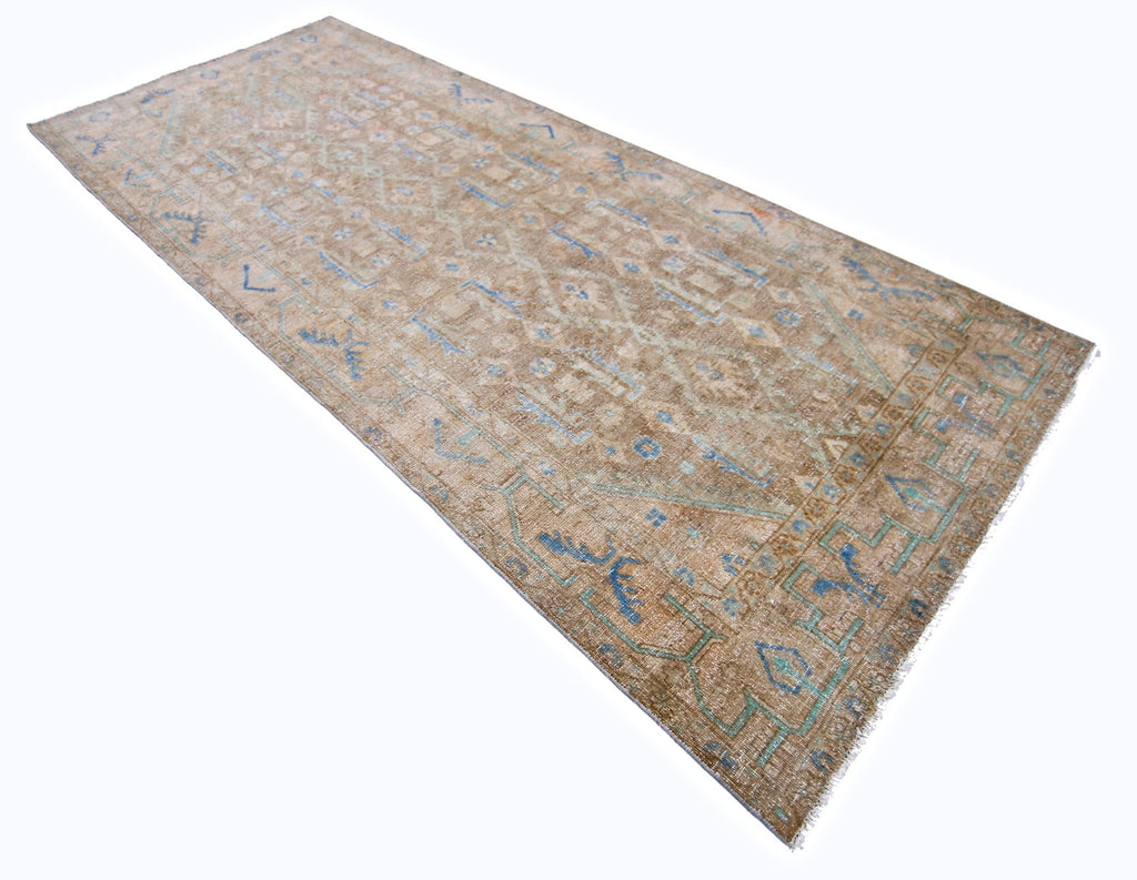 Handmade Vintage Persian Rug | 295 x 120 cm | 9'8" x 3'11" - Najaf Rugs & Textile