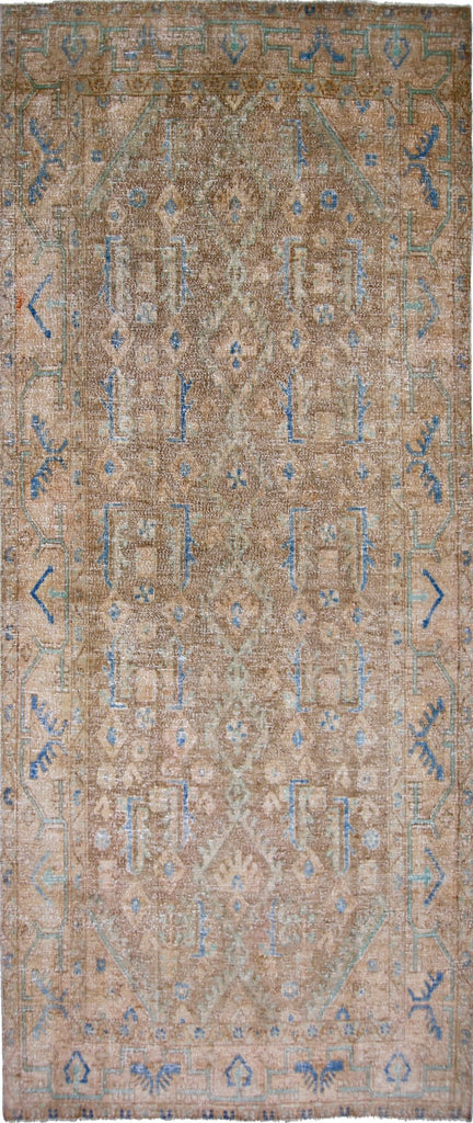 Handmade Vintage Persian Rug | 295 x 120 cm | 9'8" x 3'11" - Najaf Rugs & Textile