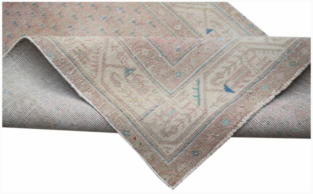 Handmade Vintage Persian Rug | 301 x 96 cm | 9'11" x 3'2" - Najaf Rugs & Textile