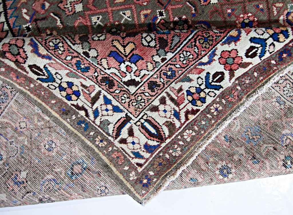 Handmade Vintage Persian Rug | 304 x 161 cm | 10' x 5'4" - Najaf Rugs & Textile